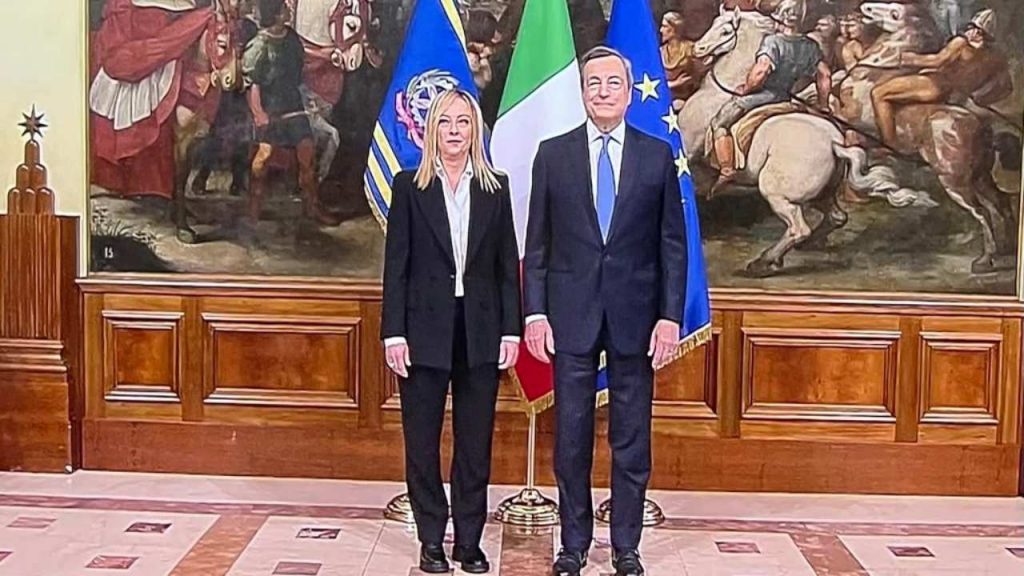 Governo Giorgia Meloni, Il Passaggio Della Campanella A Palazzo Chigi